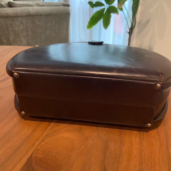 Vintage Leather ORIGINAL Oval Box Coblentz Evening Bag by Coblentz in NYC - Picture 9 of 12